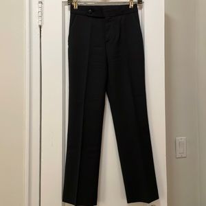 Black Maje wool straight leg slight crop pants size EU 34 / US 0